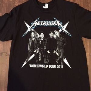Metallica Tour Shirts - Med.
